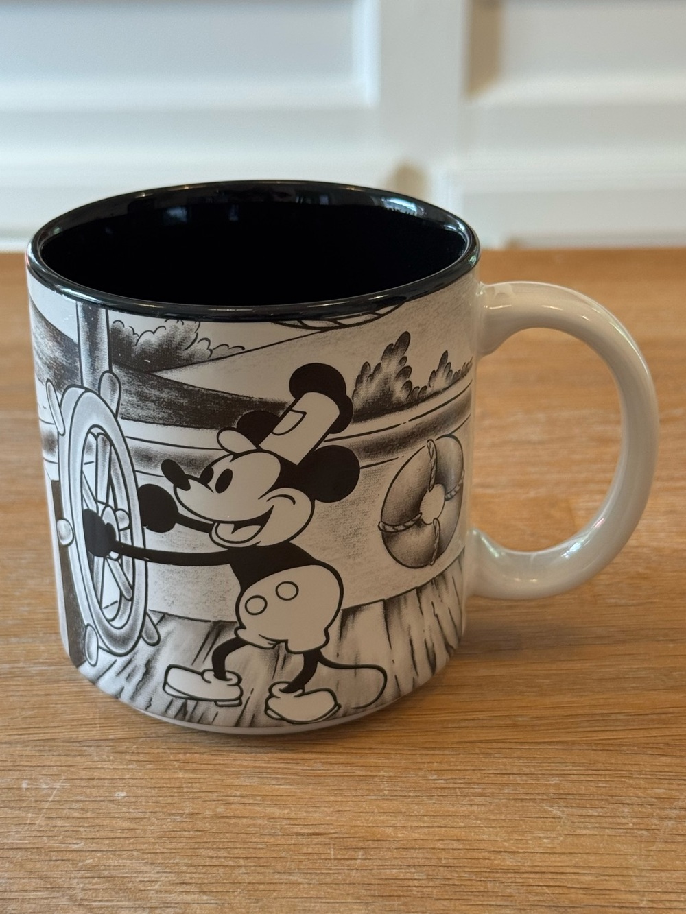 🐭 Disney Steamboat Willie Mickey Mouse Mug Made in Japan Walt Disney Company